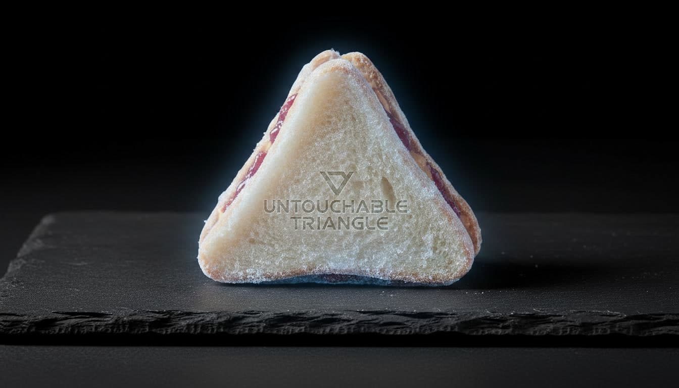 Untouchables flash-frozen triangle sandwich